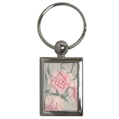 Cloves Flowers Pink Carnation Pink Key Chains (rectangle)  by Amaryn4rt