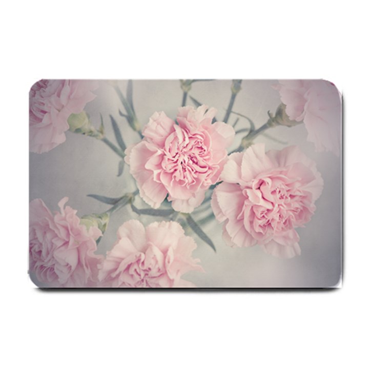 Cloves Flowers Pink Carnation Pink Small Doormat 