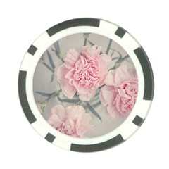 Cloves Flowers Pink Carnation Pink Poker Chip Card Guards (10 Pack) 