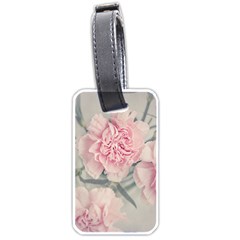 Cloves Flowers Pink Carnation Pink Luggage Tags (one Side)  by Amaryn4rt