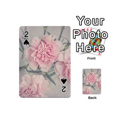 Cloves Flowers Pink Carnation Pink Playing Cards 54 (mini)  by Amaryn4rt