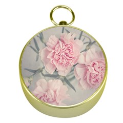 Cloves Flowers Pink Carnation Pink Gold Compasses by Amaryn4rt