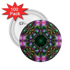 Digital Kaleidoscope 2 25  Buttons (100 Pack) 