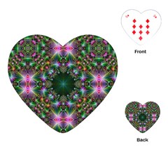 Digital Kaleidoscope Playing Cards (heart)  by Amaryn4rt