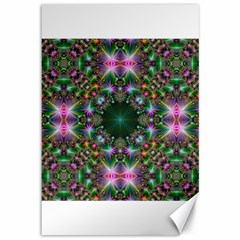 Digital Kaleidoscope Canvas 12  X 18   by Amaryn4rt