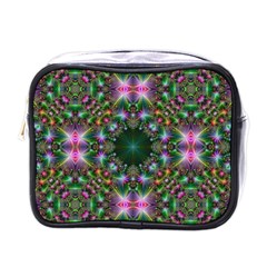 Digital Kaleidoscope Mini Toiletries Bags by Amaryn4rt