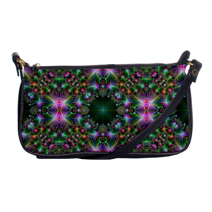 Digital Kaleidoscope Shoulder Clutch Bags