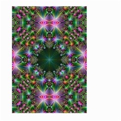 Digital Kaleidoscope Large Garden Flag (two Sides) by Amaryn4rt