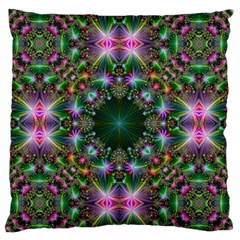 Digital Kaleidoscope Standard Flano Cushion Case (one Side) by Amaryn4rt