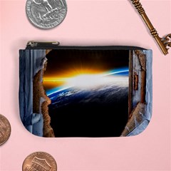 Door Breakthrough Door Sunburst Mini Coin Purses by Amaryn4rt