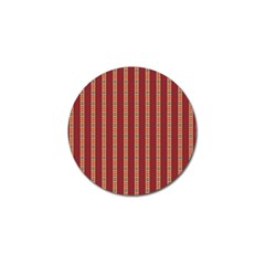 Pattern Background Red Stripes Golf Ball Marker (10 Pack) by Amaryn4rt