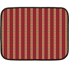 Pattern Background Red Stripes Double Sided Fleece Blanket (mini)  by Amaryn4rt