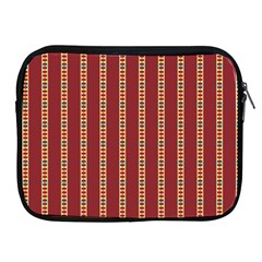 Pattern Background Red Stripes Apple Ipad 2/3/4 Zipper Cases by Amaryn4rt