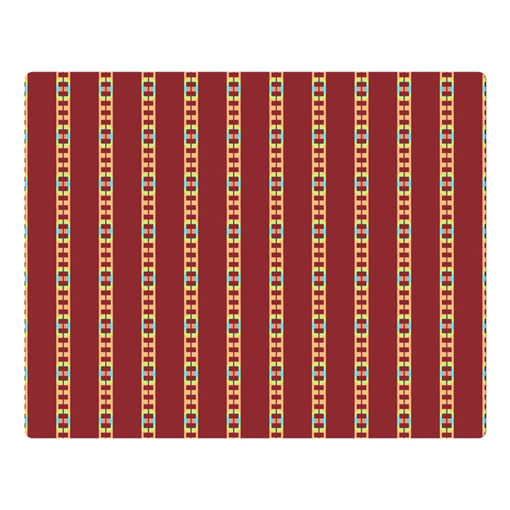 Pattern Background Red Stripes Double Sided Flano Blanket (Large) 