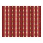 Pattern Background Red Stripes Double Sided Flano Blanket (Large)  Blanket Back