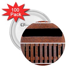 Stainless Structure Collection 2 25  Buttons (100 Pack) 