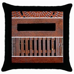 Stainless Structure Collection Throw Pillow Case (black)