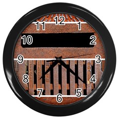 Stainless Structure Collection Wall Clocks (black) by Amaryn4rt