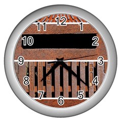 Stainless Structure Collection Wall Clocks (silver)  by Amaryn4rt