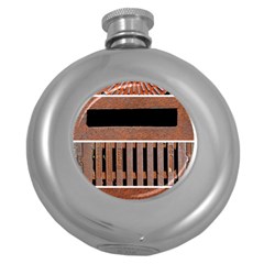 Stainless Structure Collection Round Hip Flask (5 Oz) by Amaryn4rt