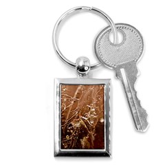 Ice Iced Structure Frozen Frost Key Chains (rectangle)  by Amaryn4rt