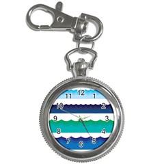 Water Border Water Waves Ocean Sea Key Chain Watches