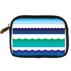 Water Border Water Waves Ocean Sea Digital Camera Cases by Amaryn4rt