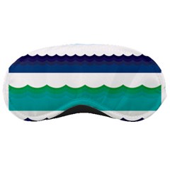 Water Border Water Waves Ocean Sea Sleeping Masks by Amaryn4rt