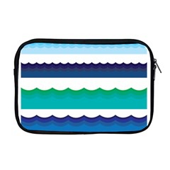 Water Border Water Waves Ocean Sea Apple Macbook Pro 17  Zipper Case