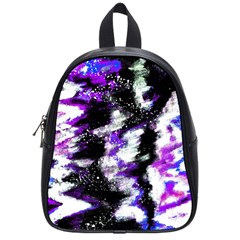 Abstract Canvas Acrylic Digital Design School Bags (small)  by Amaryn4rt