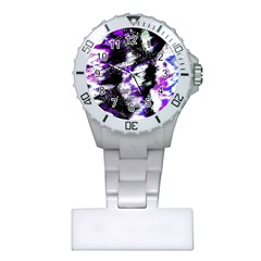 Abstract Canvas Acrylic Digital Design Plastic Nurses Watch