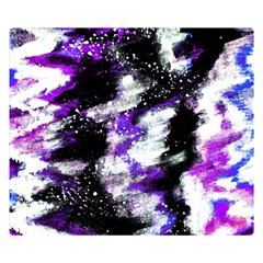 Abstract Canvas Acrylic Digital Design Double Sided Flano Blanket (small)  by Amaryn4rt