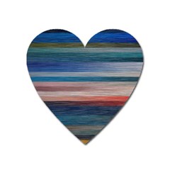 Background Horizontal Lines Heart Magnet by Amaryn4rt