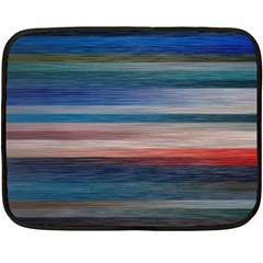 Background Horizontal Lines Fleece Blanket (mini) by Amaryn4rt