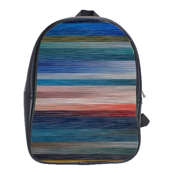 Background Horizontal Lines School Bags(Large) 