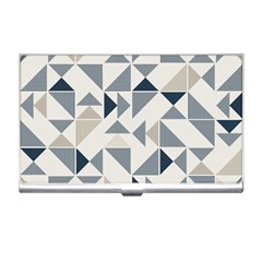 Geometric Triangle Modern Mosaic Business Card Holders by Amaryn4rt