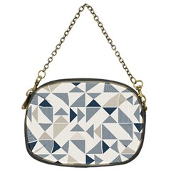 Geometric Triangle Modern Mosaic Chain Purses (one Side)  by Amaryn4rt