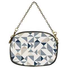 Geometric Triangle Modern Mosaic Chain Purses (two Sides)  by Amaryn4rt