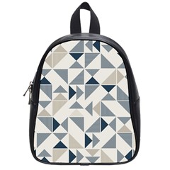 Geometric Triangle Modern Mosaic School Bags (small) 