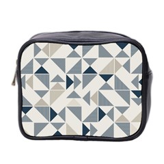 Geometric Triangle Modern Mosaic Mini Toiletries Bag 2-side by Amaryn4rt