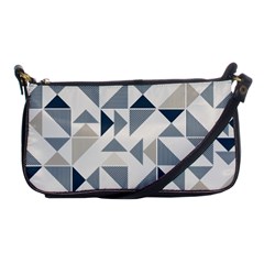 Geometric Triangle Modern Mosaic Shoulder Clutch Bags by Amaryn4rt