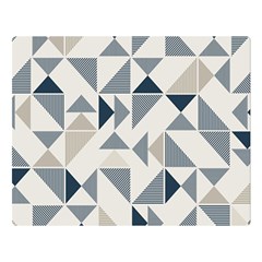 Geometric Triangle Modern Mosaic Double Sided Flano Blanket (large) 