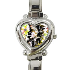 Canvas Acrylic Digital Design Art Heart Italian Charm Watch by Amaryn4rt