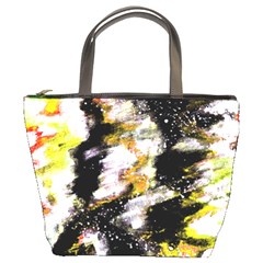 Canvas Acrylic Digital Design Art Bucket Bags by Amaryn4rt