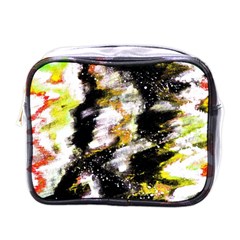 Canvas Acrylic Digital Design Art Mini Toiletries Bags by Amaryn4rt