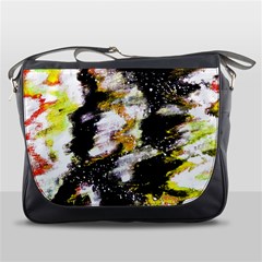 Canvas Acrylic Digital Design Art Messenger Bags by Amaryn4rt