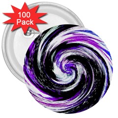 Canvas Acrylic Digital Design 3  Buttons (100 Pack) 