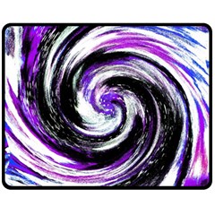 Canvas Acrylic Digital Design Double Sided Fleece Blanket (medium)  by Amaryn4rt