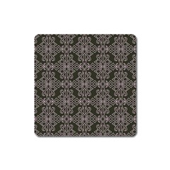 Line Geometry Pattern Geometric Square Magnet