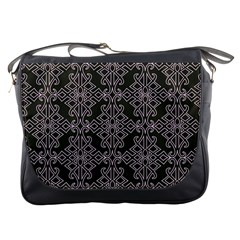 Line Geometry Pattern Geometric Messenger Bags by Amaryn4rt